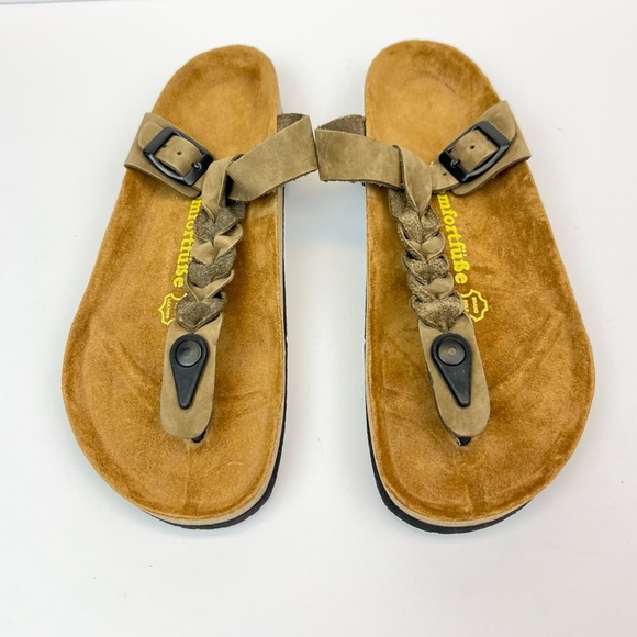Comfortfüße Sandals Women’s US 10.5 Euro 41 Brown - Picture 1 of 8